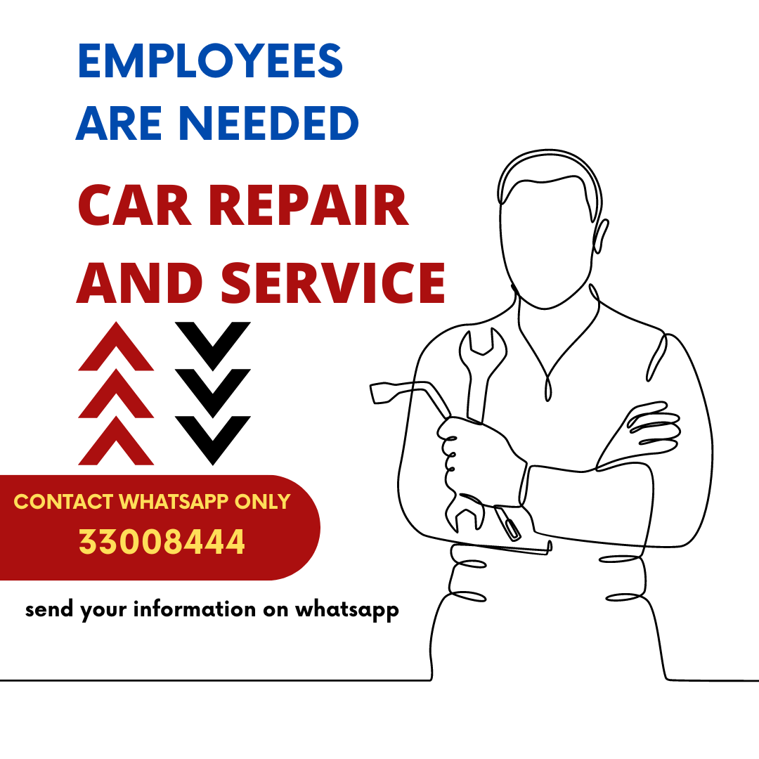 need car mechanic for car workshop