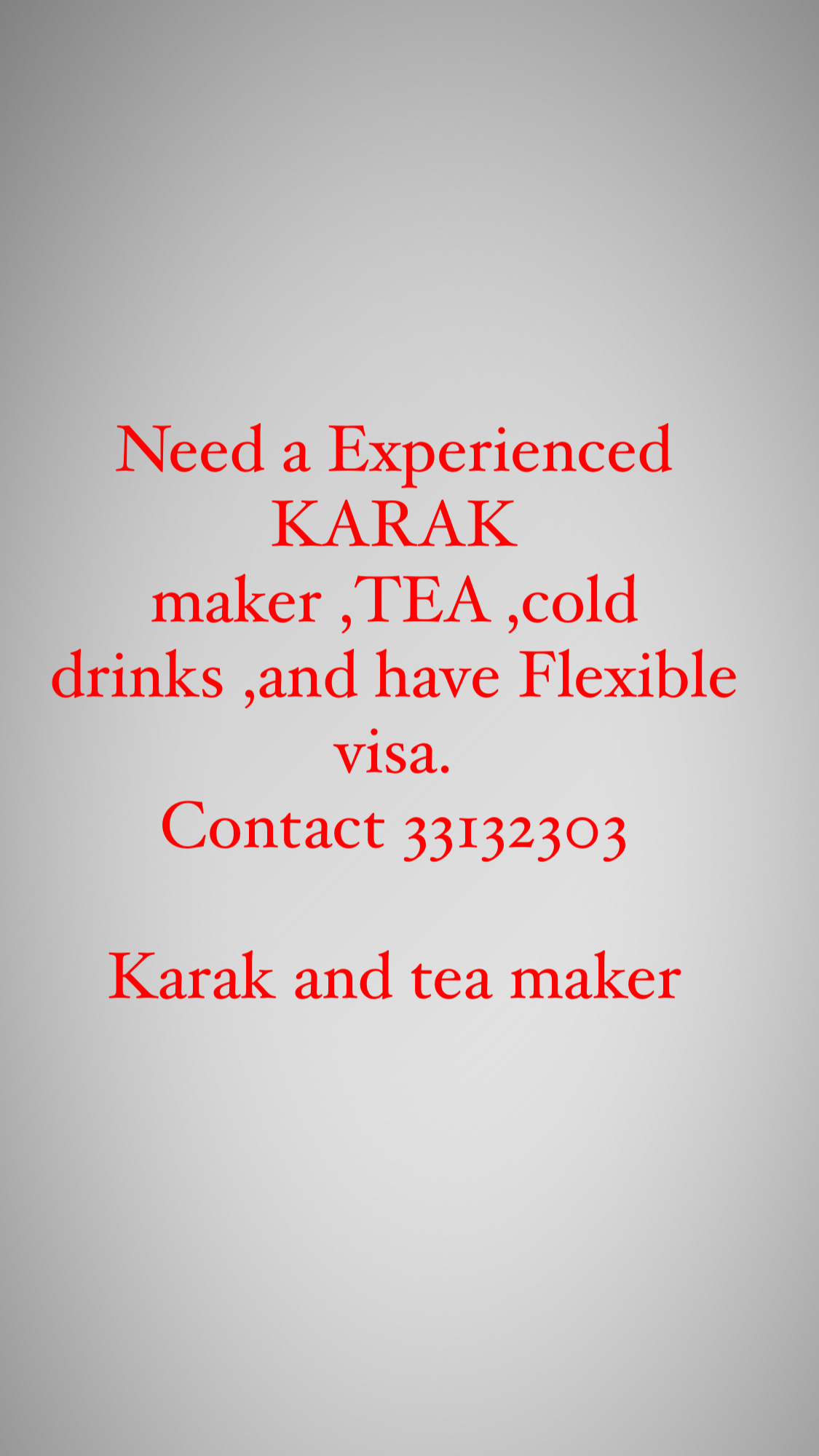 Karak and tea maker 
