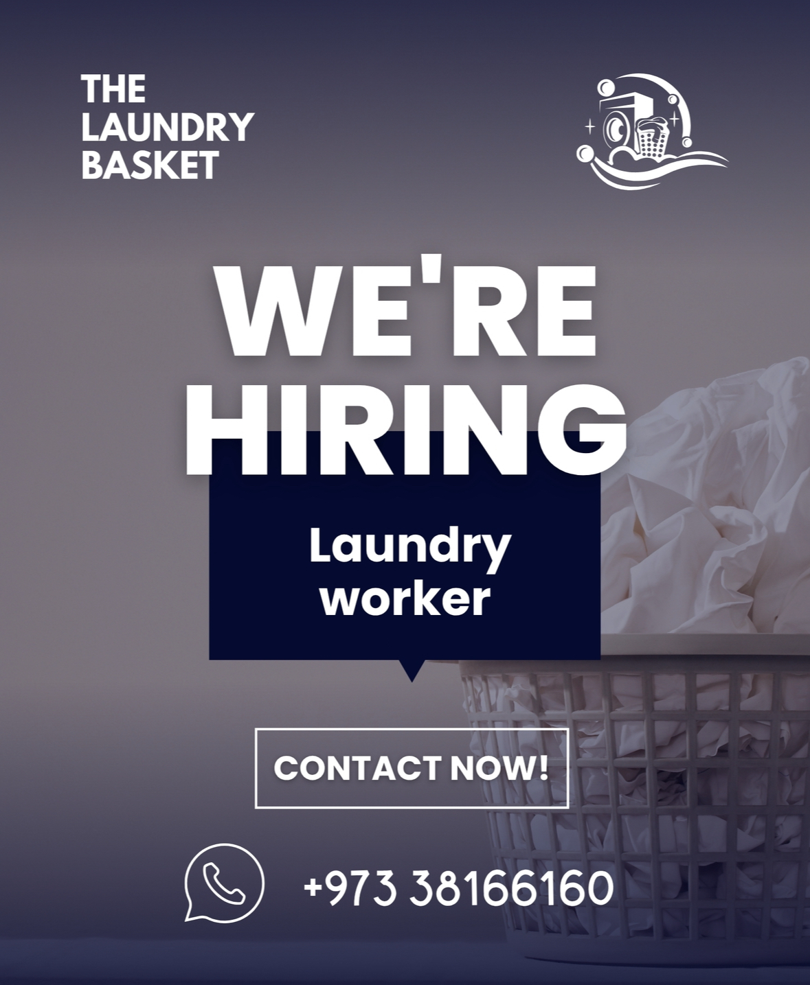 Lundry worker 