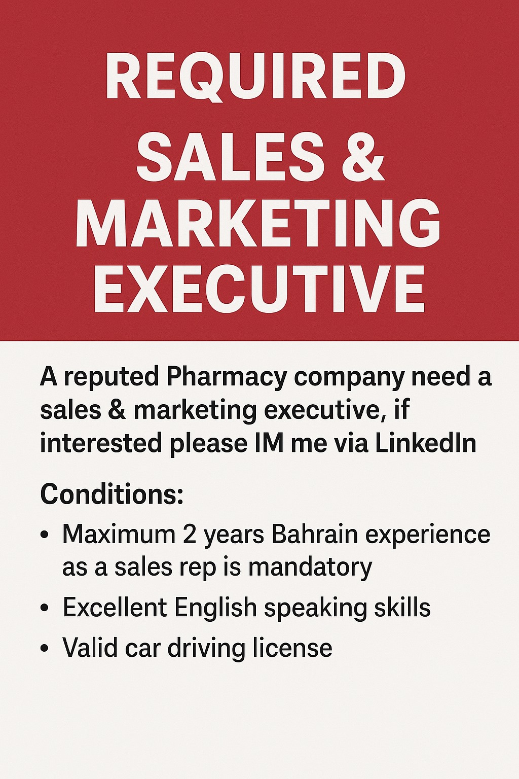 Medical Sales & marketing executive