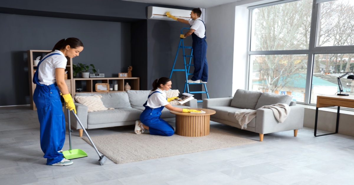were looking for female cleaner 